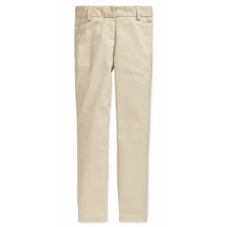 Nautica Boys' Stretch Skinny Pants, Khaki, Size 8 Husky