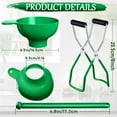 Canning Kit Jar Lifter Wide Mouth Canning Funnel Lid Wand for Canning