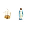 thumbnail image 1 of Escurridor De Tazas Giratorio De 360 ​​grados Con Soporte Para Tazas, Organizador Con Elegante Figura De La Virgen María, Adorno Religioso De Jesús, Escultura Católica Para Gabinete,, 1 of 8