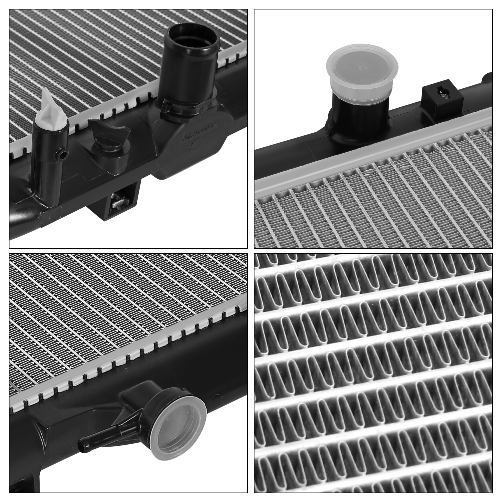 LEDKINGDOMUS Direct Fit Radiator for 2023-2024 Honda Accord 1.5L L4, OEM HO3010256 & 1901064AAO1 Replacement (CAP NOT INCLUDED)
