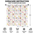 thumbnail image 2 of Blackout Kids Curtains,White Mermaid Pattern Childrens Insulated Curtains Set Of 2,Bedroom Essentials,Toddler Room Decor 42"x84", 2 of 5