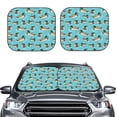 thumbnail image 2 of Balery Mallard Ducks Swimming In The Lake Parasol para parabrisas de coche de 2 piezas | Parasol plegable para parabrisas delantero de coche para la mayoría de sedanes-Medium, 2 of 6