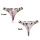 thumbnail image 3 of Balery Colourful Horses Tangas de Algodón para Mujer con Estampado – Ropa Interior Sexy, Transpirable, G-string-Small, 3 of 6