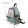 thumbnail image 3 of FORMRS School Backpack with Front Zippered Pocket 12" Student Travel Daypack, Green Deer, 3 of 6