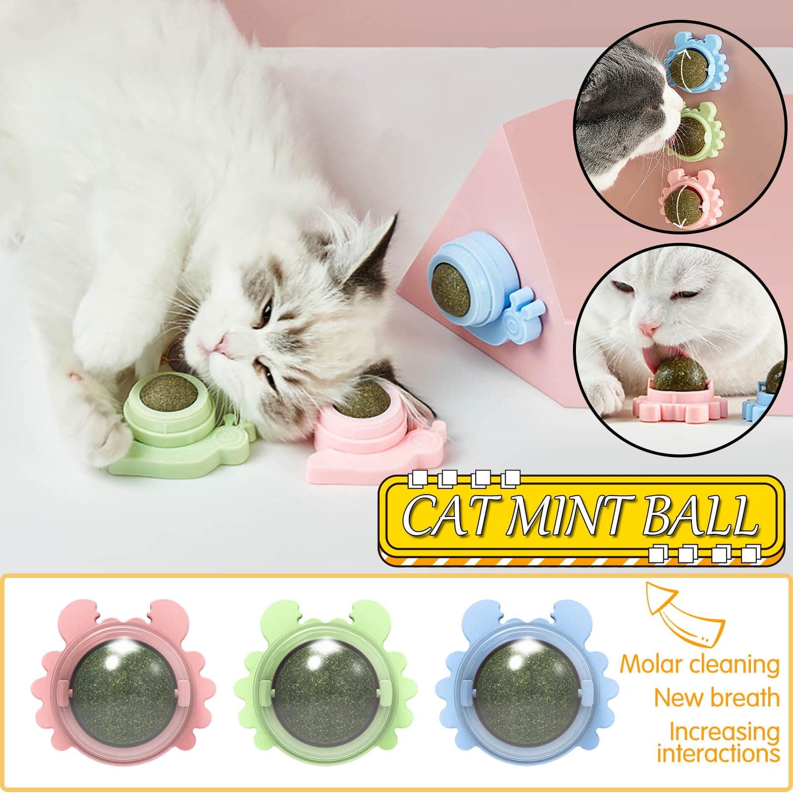 rotating cat mint ball