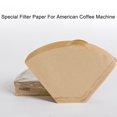 thumbnail image 4 of 100Pcs Wooden Unbleached Cone Shape Drip Coffee Filter Paper Espresso Tool, 4 of 7