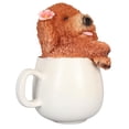 thumbnail image 1 of Figura De Cachorro De Taza De Té, Estatua De Perro Coleccionable De Resina Con Detalles Ricos De 6,1 Pulgadas Para Decoración Del Hogar De Cafetería Bar, Figura Coleccionable De Cachorro De Taza De Té, 1 of 5