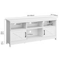 thumbnail image 6 of Uforic Farmhouse 59'' TV Stand with Storage Cabinets for Living Room, Bedroom, White, 6 of 6