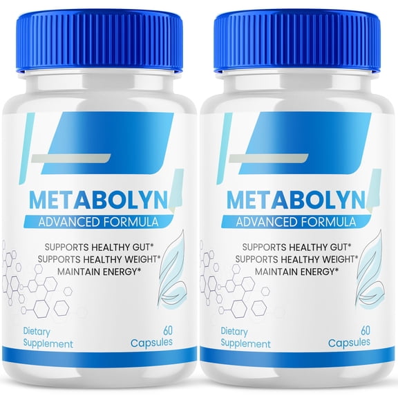 Metabolyn Advanced Formula Pills Supporting Energy and Healthy Lifestyle 120 Capsules