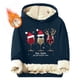 thumbnail image 1 of Sudadera con capucha para hombre, informal, a la moda, con estampado navideño, de manga larga y bolsillo, de poliéster, 1 of 5