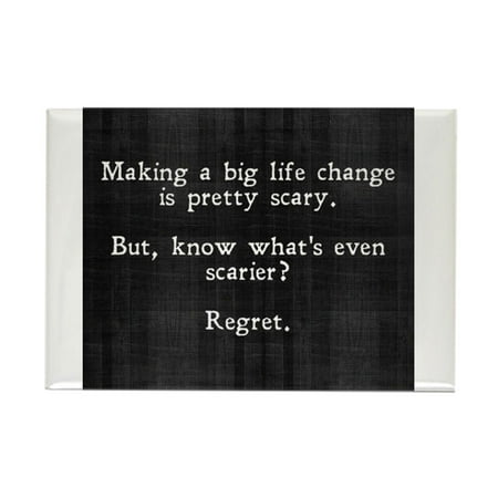 CafePress - Regret Magnets - Rectangle Magnet, 2"x3" Refrigerator Magnet