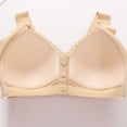 thumbnail image 5 of Purcolt Women's Floral Lace Front Closure Bra Wirefree Post-Surgery Bra Full Coverage Everyday Bra Comfortable Snap Closing Bras, 36-46BC, 5 of 9