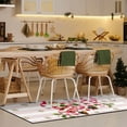 thumbnail image 5 of Merry Christmas Kitchen Rugs and Mats Set of 2,Pink Christmas Trees Santa Claus Joy Xmas Winter Holiday Sink Floor Mat Non Skid Washable for Home Farmhouse Christmas Decor 17"x47"+17"x30", 5 of 6