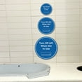 thumbnail image 4 of Signs ByLITA Circle Turn Off A/C When Not In Use Sign (Blue) - Small, 4 of 8