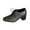 Gray, variant on Wensltd Black Dressy Shoe for Women Chunky Heel Solid Color Round Toe Versatile Shoes for All Season Office Work