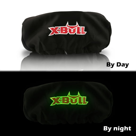 X-BULL Waterproof Soft Winch Cover Winch Dust Cove Neoprener fits 9500-14500LBS Black