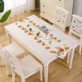 thumbnail image 3 of Thanksgiving Embroidered Maple Leaves Fall Dining Table Runners, Autumn Festival Polyester Dresser Scarf, 3 of 5