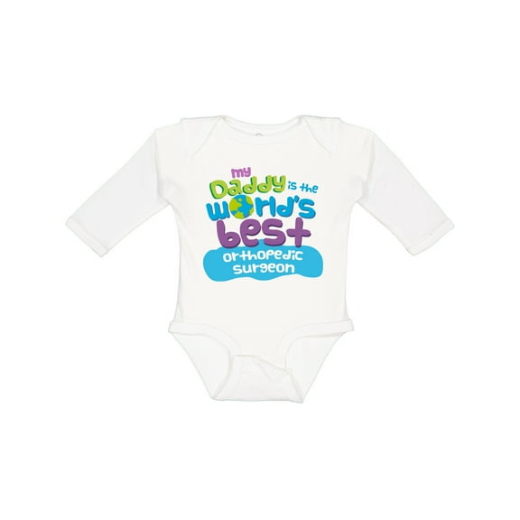 Inktastic Orthopedic Surgeon Daddy Boys or Girls Long Sleeve Baby Bodysuit