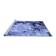 thumbnail image 2 of Ahgly Company Machine Washable Indoor Rectangle Oriental Blue Industrial Area Rugs, 6' x 9', 2 of 4