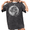 Black-3, variant on Women's Half Moon Crescent Copy Moon Joy Quote Celestial Washed Graphic Tee Relaxed Fit
