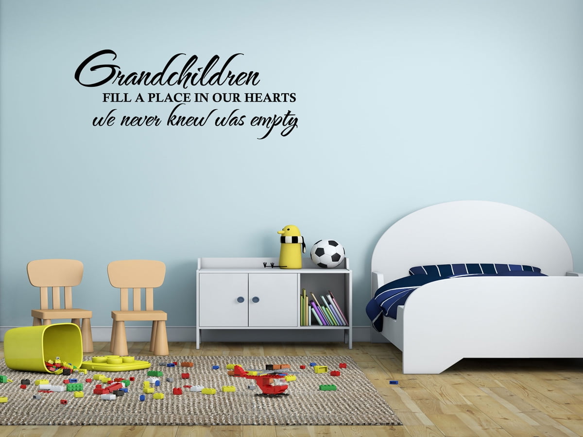 A Child Fills A Place In Your Heart That You Never Vinyl Wall Decal Art K48