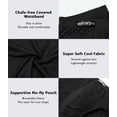 thumbnail image 5 of wirarpa Men's Underwear Modal Microfiber Briefs No Fly Underpants Black 4 Pack Sizes S-3XL, 5 of 6