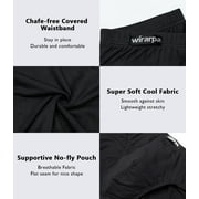 wirarpa Men's Underwear Modal Microfiber Briefs No Fly Underpants Black 4 Pack Sizes S-3XL