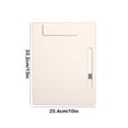 thumbnail image 3 of Professional Leather Writing Board with Magnetic Clips for Business Contracts and Menu Display - Versatile Office Folder Board Sturdy Design Size 33.2x25.4cm., 3 of 6