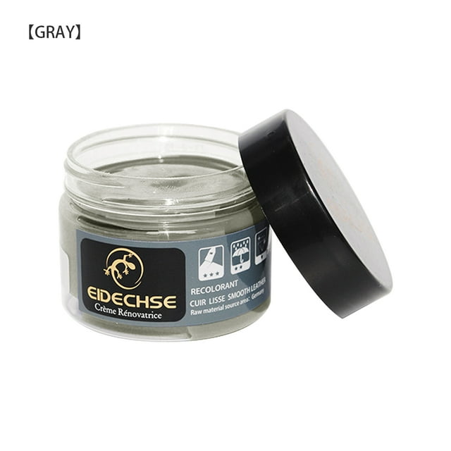 Electronicheart Leather Cream Color Restore Filler Leather leather restore filler Repair Cream for Couch Sofa Chair Jacket, Grey