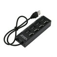 thumbnail image 1 of 4 Ports USB 2.0 High Speed Power ON/OFF Switch Hub Adapter for Computer Laptop, 1 of 6