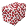 thumbnail image 1 of Autumn Dog Crate Cover, Watercolor Look Hand Drawn Warm Colored Ripe Apples Minimal Pattern, Easy to Use Pet Kennel Cover Small Dogs Puppies Kittens, 7 Sizes, Dark Pink and Dark Coral, by Ambesonne, 1 of 6
