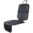 thumbnail image 1 of Funda protectora para asiento de coche, funda para asiento de coche, alfombrilla para asiento infantil, protección del asiento, resistente a la abrasión, bolsillo de almacenamiento antideslizante, 1, 1 of 2