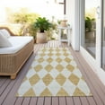 thumbnail image 6 of Addison Rugs Chantille Indoor/Outdoor Transitional Diamonds Gold Washable Runner Rug, 2'3" x 7'6", 6 of 6
