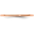 thumbnail image 4 of Avariah Solid 10K Rose Gold 1.4mm Half Round Polished Stackable Band Size 5 - Ring Size 5.0, 4 of 8