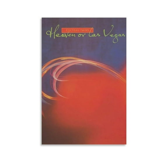 Rock Band Cocteau Twins Heaven Or Las Vegas Music Cover Poster Anvas Wall Art Print For Room Aesthetic And Decor Poster For Bedroom Living Room Bathroom Kitchen Office Decor