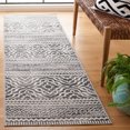 thumbnail image 2 of SAFAVIEH Odyssey Edden Aztec Runner Rug, Black/Ivory, 2'2" x 8', 2 of 8