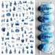 thumbnail image 1 of Pegatinas de uñas de Navidad para invierno, calcomanías 3D de copos de nieve, alce, Papá Noel, galleta, hombre, lazo, nuevo esmalte de Gel de Navidad, decoración de uñas deslizante, 2023, 1 of 4