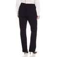 thumbnail image 3 of Jack David Extended Womens Plus Size Black Denim Jeans Tall Long Tummy Technology, 3 of 3