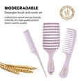 thumbnail image 6 of TADA Natural Beauty 3PK Hair Brush Detangler for All Hair Type Curly, Thick, Wavy, and Thin Hair - Hair Brush Set for Women, Men, Kids - Detangling Comb, 6 of 6