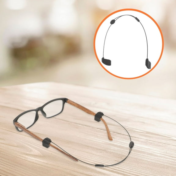 PBPBOX Eyewear Retainers Strap Glasses String Black 1Pcs Sports Glasses Strap Chic Look All Ages Everyday Use Back to School