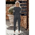 thumbnail image 3 of PRETTYGARDEN Women's Color Block 2 Piece Tracksuit Crewneck Long Sleeve Tops Long Sweatpants Outfits Lounge Sets, 3 of 8