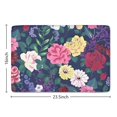 thumbnail image 5 of Pioneer Flower Floral Print Flannel Non Slip Door Rugs,Washable Door Mats Indoor,Decorative Door Mats,Dirt-Resistant and Absorbent Doormat for Entrance,Bedroom,Kitchen,Bathroom,23.5"x16", 5 of 5