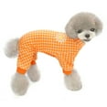 thumbnail image 3 of Dog Home Breathable and Comfortable Clothing Pet Plaid Clothes Pet Clothes Pet Four Feet Warm Clothes, 3 of 6