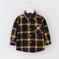 thumbnail image 4 of LEEYNEER Kids Little Boys Girls Baby Red Plaid Flannel Shirt Jacket Long Sleeve Button Down Flannel Shirt Plaid Tops Girl Boy Clothes, 4 of 4