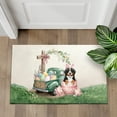 thumbnail image 4 of Easter Egg Bernese Mountain Dog Bunny Ear Welcome Spring Truck Doormat Berner Lover Gifts Indoor Outdoor Welcome Mat - 12002, 4 of 5