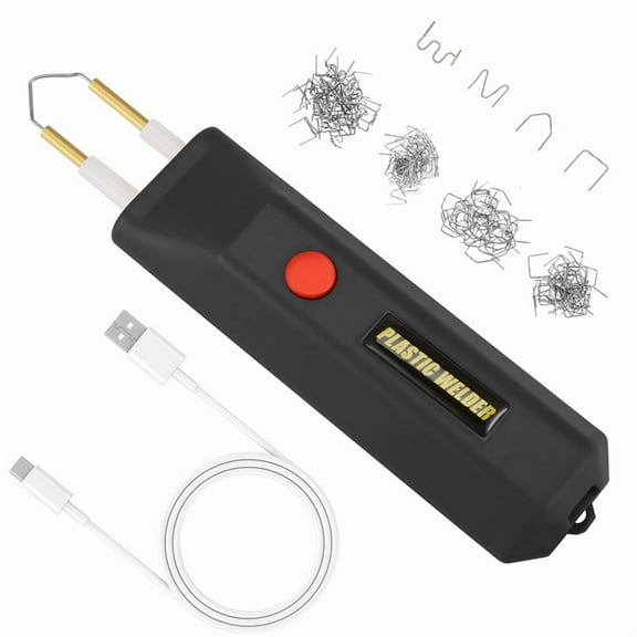 Handheld Welder Wireless Plastic Welding Machine for Plastic Nylon PE Repairing Machine Car Bumper Repair Tools Black