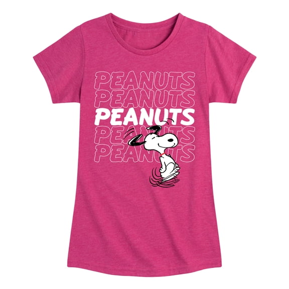 Peanuts - Snoopy Repeat - Toddler & Youth Girls Short Sleeve Graphic T-Shirt