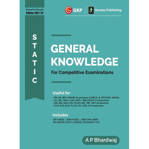 Static General Knowledge 2ed by A.P. Bhardwaj, (Paperback)