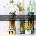 thumbnail image 3 of Elegante decoración para bodas y jardines, sin hojas, ramo de hortensias de seda blanca con flores artificiales, 3 of 8