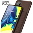 thumbnail image 3 of Funda de Silicon Uso Rudo Atti Rugged Carbon Huawei Nova 8i Cafe 1pz Mas Mica 9D, 3 of 8